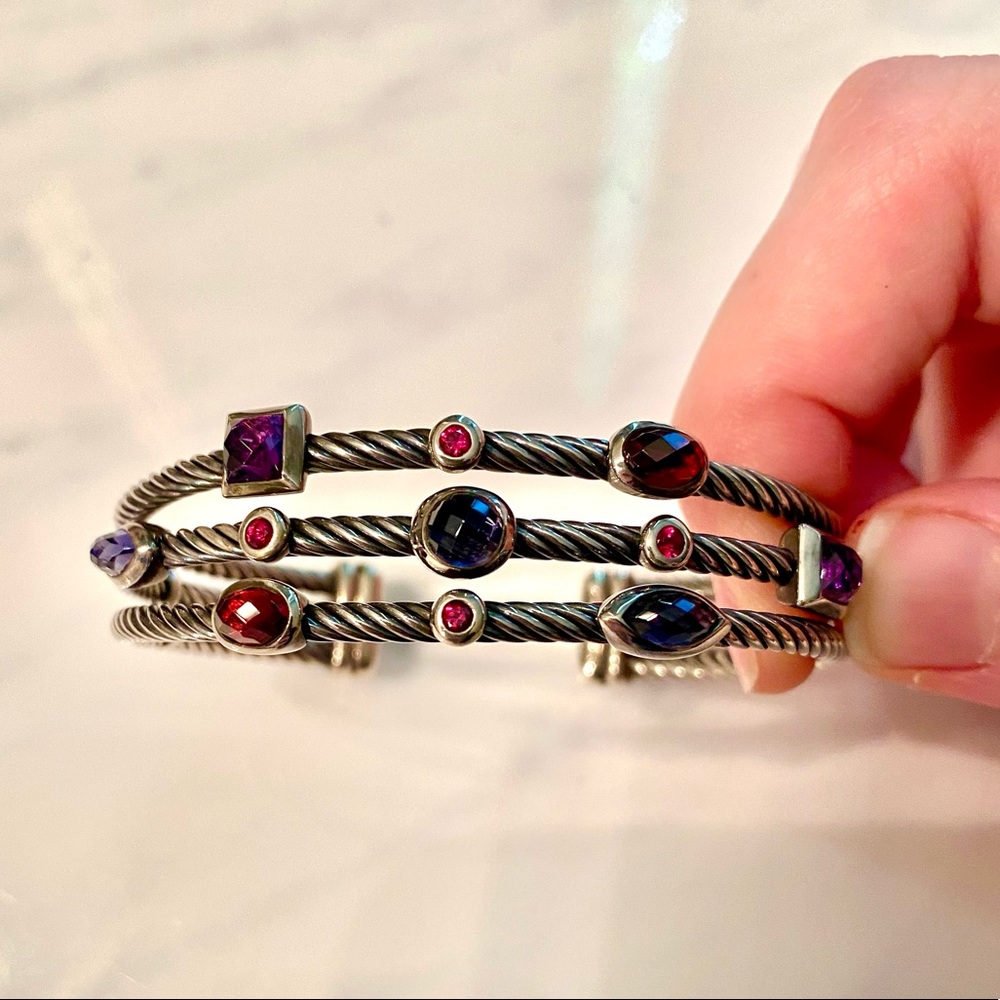 David Yurman 3-Row Confetti Bracelet